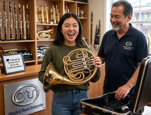 Graduated, but the music doesn’t have to stop